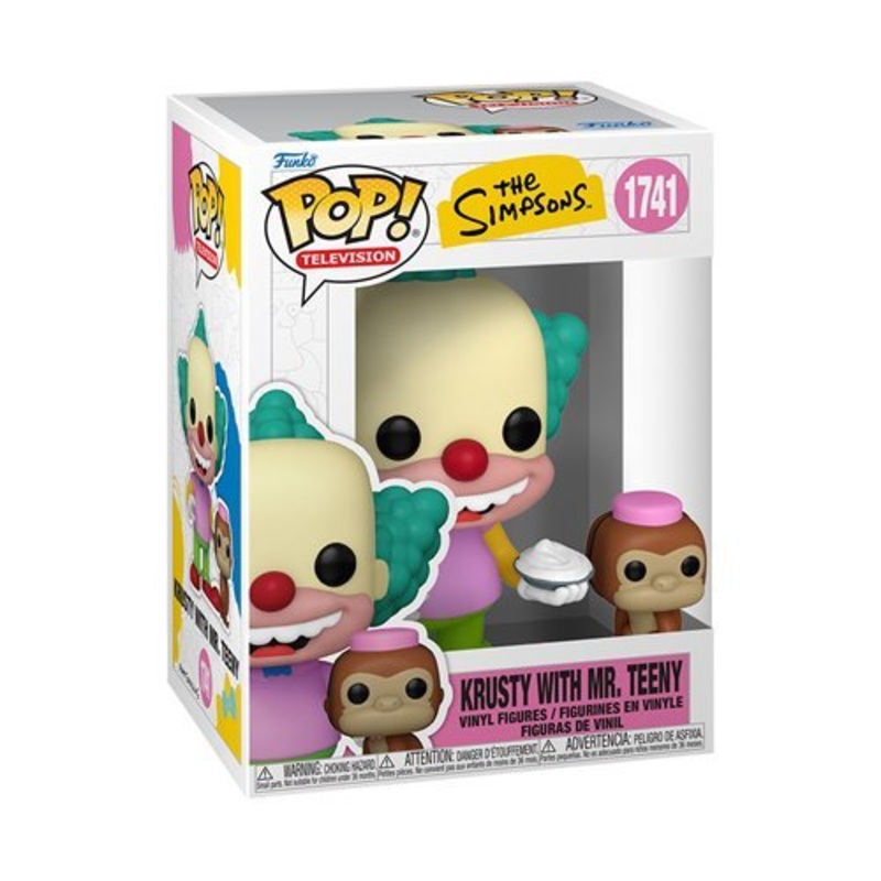 Lisa with Snowball II #1740 Funko Pop! Television The Simpsons - Approx. 4 3/4" (Krusty) and 1 1/2" (Mr. Teeny) Collectible Vinyl Figures - Estimated Arrival: Aug. 2025 (PRE-SALE)