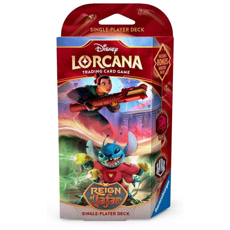 Lorcana TCG: Reign of Jafar Deck Single-Player Deck - Ruby/Steel