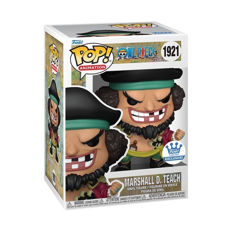 Marshall D. Teach #1921 Funko Pop! Animation One Piece - Approx. 5.05" Exclusive Collectible Vinyl Figure with Pop Protector