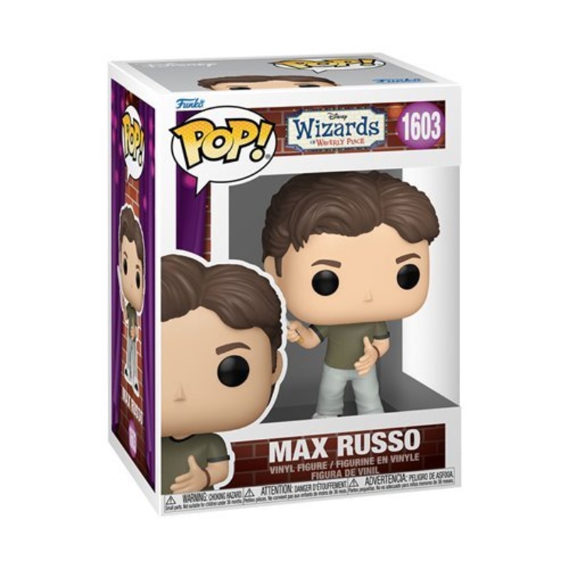 Max Russo #1603 Funko Pop! Wizards of Waverly Place - Approx. 4" Collectible Vinyl Figure Bundled with Display Box Protector Case
