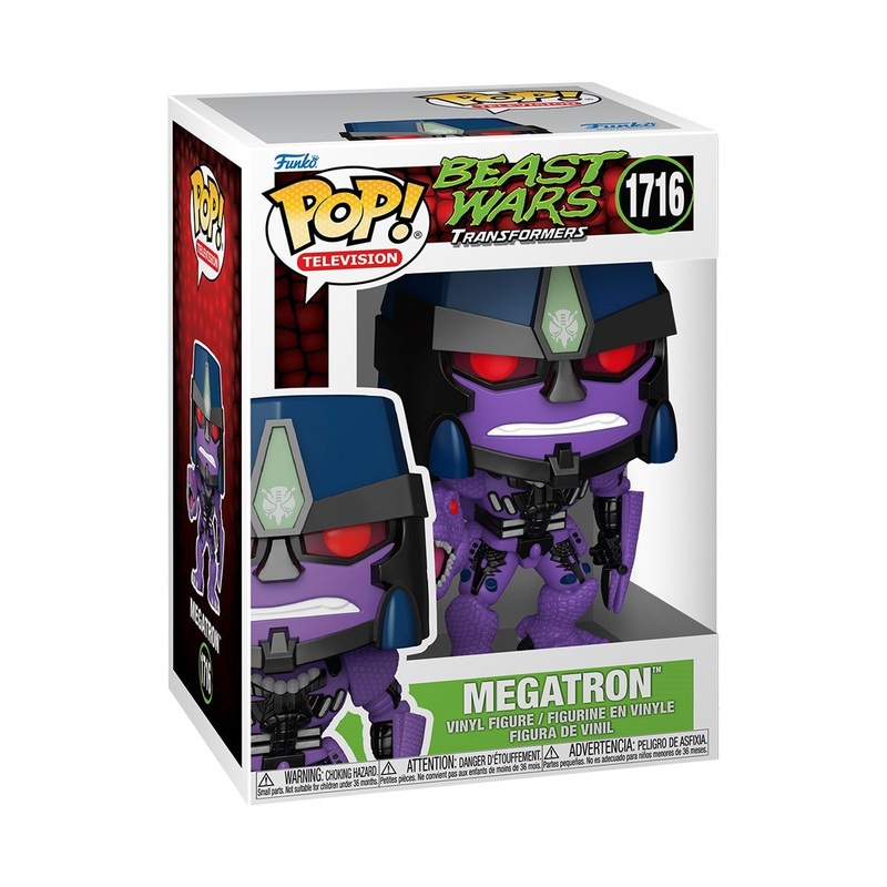 Megatron #1716 Funko Pop! Television Transformers: Beast Wars - Approx. 4 3/4" Collectible Vinyl Figure Bundled with Display Box Protector Case