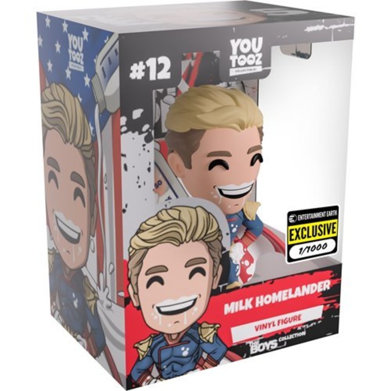 Milk Homelander #12 Youtooz The Boys Collection - Approx. 4.5" Entertainment Earth Exclusive 1/1000 Collectible Vinyl Figure with Window Display Box