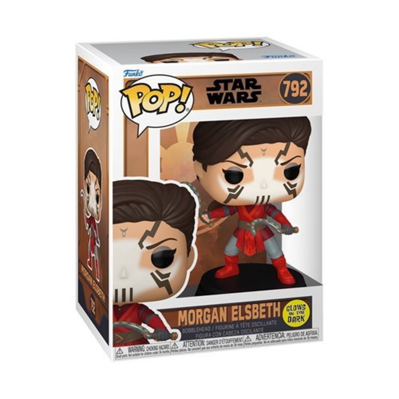 Morgan Elsbeth #792 Funko Pop! Star Wars: Tales of the Empire - Approx. 4 1/2" Glows In The Dark Collectible Vinyl Figure Bundled with Display Box Protector Case