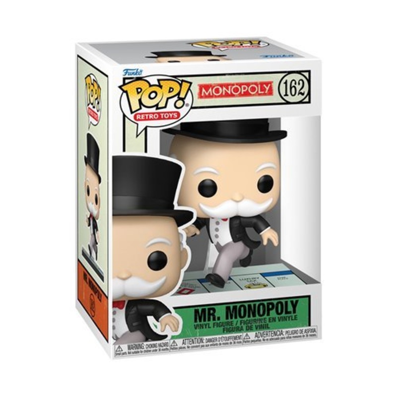 Mr. Monopoly #162 Funko Pop! Retro Toys Monopoly - Approx. 4 1/2" Collectible Vinyl Figure Bundled with Display Box Protector Case - Estimated Arrival: Jul. 2025 (PRE-SALE)