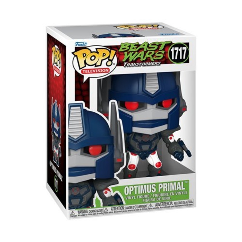 Optimus Primal #1717 Funko Pop! Television Transformers: Beast Wars - Approx. 4 3/4" Collectible Vinyl Figure Bundled with Display Box Protector Case