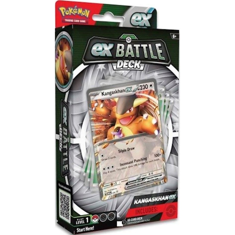 Pokmon TCG: Kangaskhan EX Battle Deck  60-Card Deck | Trading Card Game Deck Box