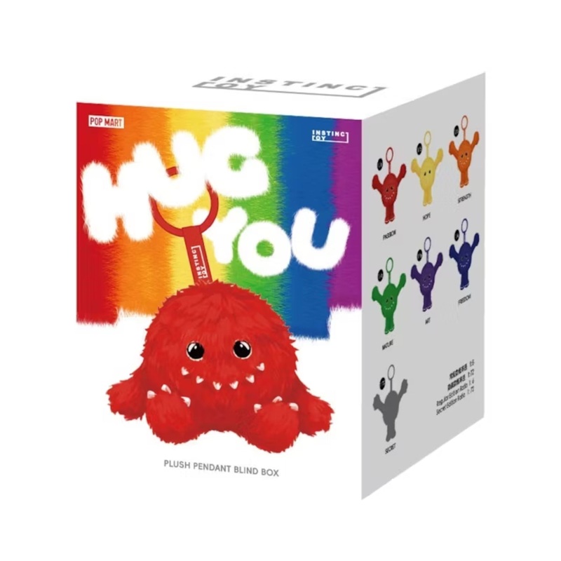 Pop Mart Labubu Instinctoy Hug You Blind Box  The Monsters Series | Labubu Monsters Popmart Figurine | Mini Labubu Figures, Keychain, Toy Figures, Collectible Labubu Dolls Original Surprise Box