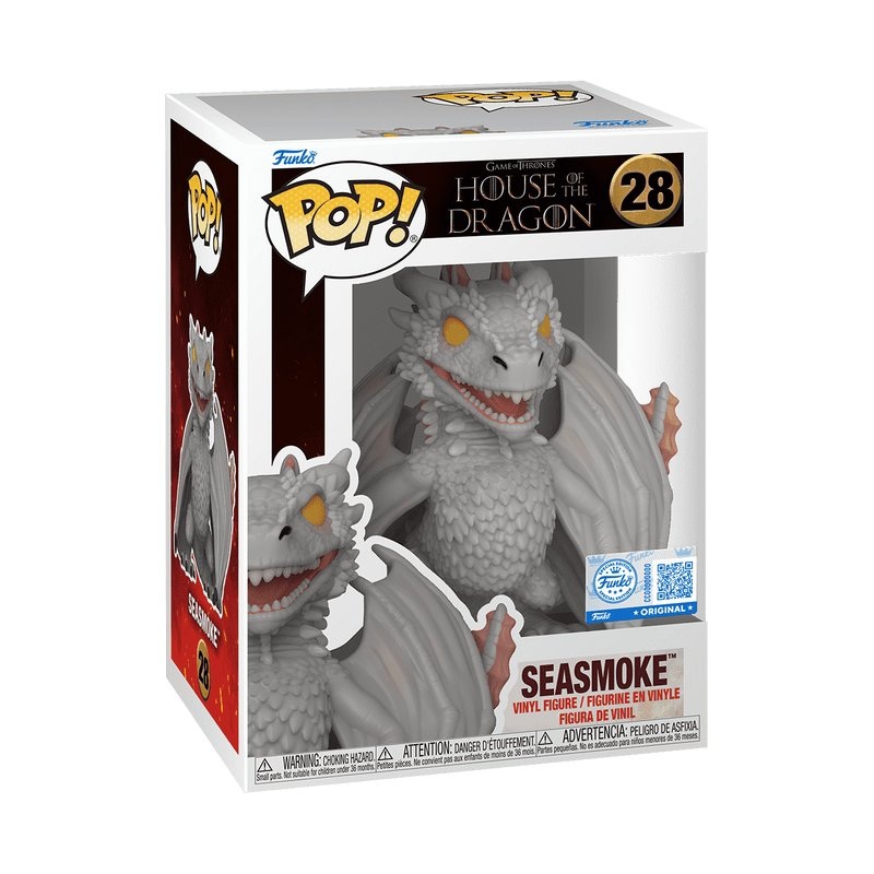 Seasmoke #28 Funko Pop! Game of Thrones: House of the Dragon - Approx. 4.1" Exclusive Collectible Vinyl Figure Bundled with Display Box Protector Case - Estimated Arrival: July 2025 (PRE-SALE)