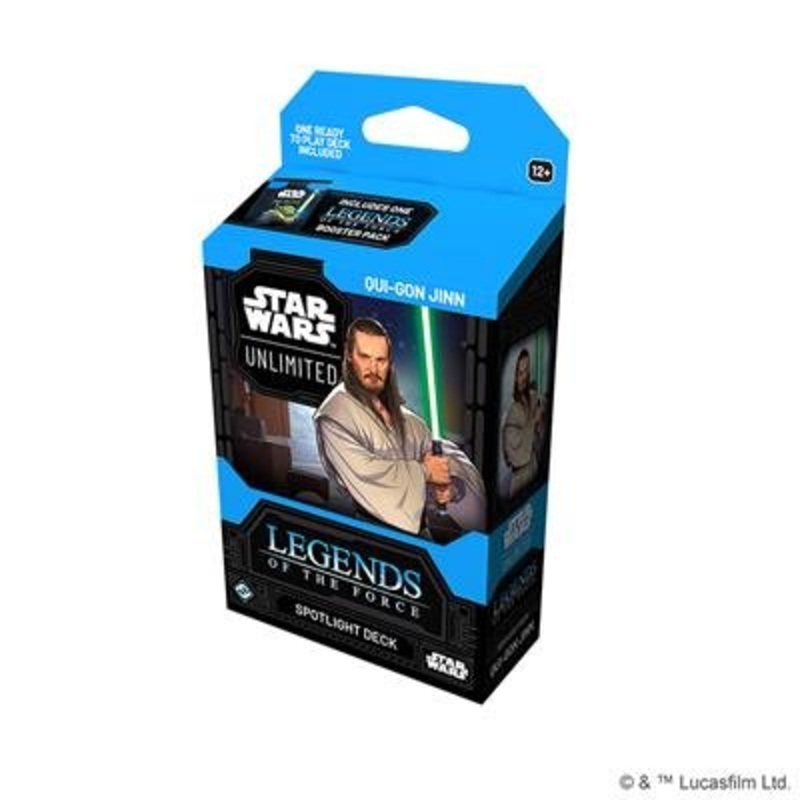Star Wars: Unlimited TCG: Legends of The Force - Qui-Gon Jinn Spotlight Deck by Fantasy Flight Games