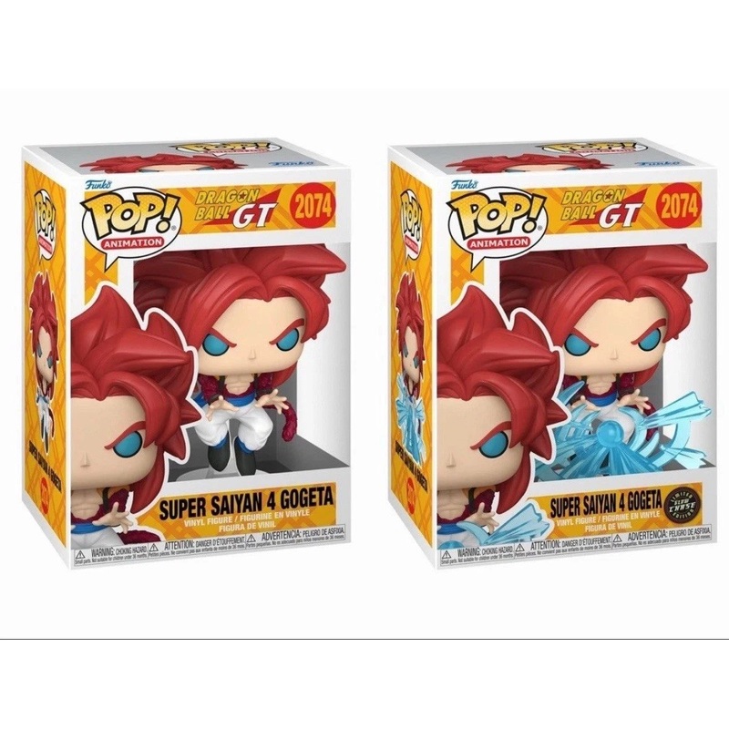 Super Saiyan 4 Gogeta #2074 Funko Pop! Animation Dragon Ball GT - Set of 2 (Chase and Common) Collectible Vinyl Figures - Estimated Arrival: Aug. 2025 (PRE-SALE)