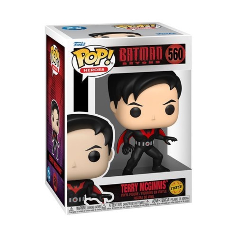 Terry McGinnis #560 Funko Pop! Heroes Batman Beyond - Approx. 4.4" Chase Limited Edition Collectible Vinyl Figure Bundled with Display Box Protector Case