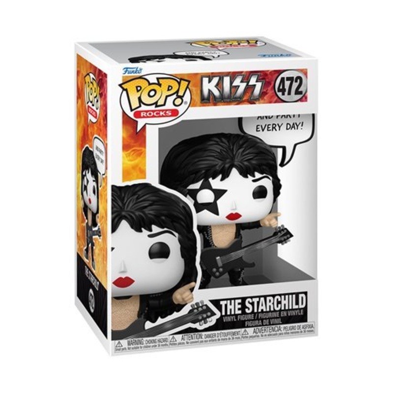 The Starchild Rock and Roll All Nite #472 Funko Pop! Rocks Kiss - Approx. 4 3/4" Collectible Vinyl Figure