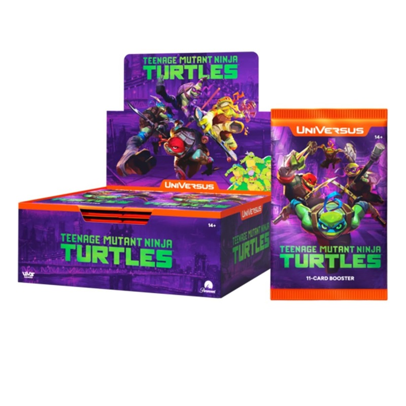 UniVersus: Teenage Mutant Ninja Turtles (TMNT) Booster Display Box - Estimated Arrival: Aug. 2025 (PRE-SALE)