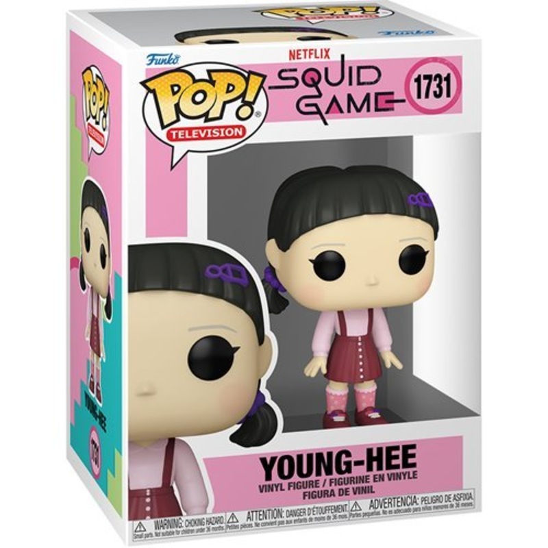 Young-Hee #1731 Funko Pop! Television Squid Game - Approx. 3 3/4" Collectible Vinyl Figure Bundled with Display Box Protector Case - Estimated Arrival: Aug. 2025 (PRE-SALE)