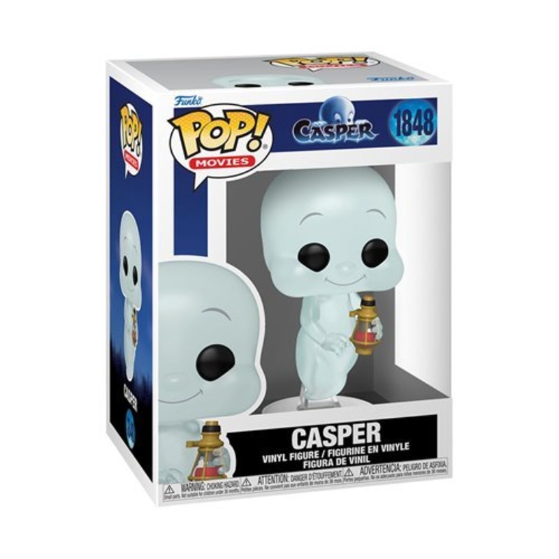 Casper #1848 Funko Pop! Casper 30th Anniversary - Approx. 4 1/4" Collectible Vinyl Figure Bundled with Display Box Protector Case - Estimated Arrival: Aug. 2025 (PRE-SALE)