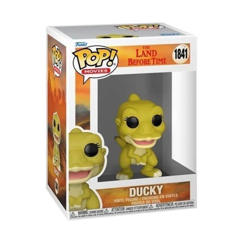 Ducky #1841 Funko Pop! Movies The Land Before Time - Approx. 3" Collectible Vinyl Figure Bundled with Display Box Protector Case - Estimated Arrival: Sept. 2025 (PRE-SALE)