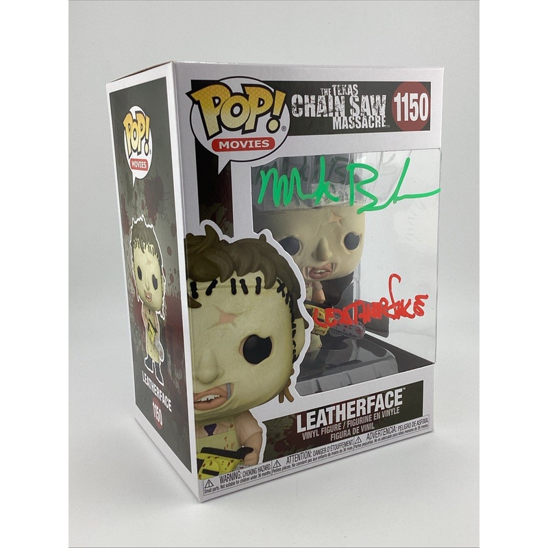 Funko Pop! Vinyl: Texas Chainsaw Massacre -Leatherface #1150 Signed Mark Burnham