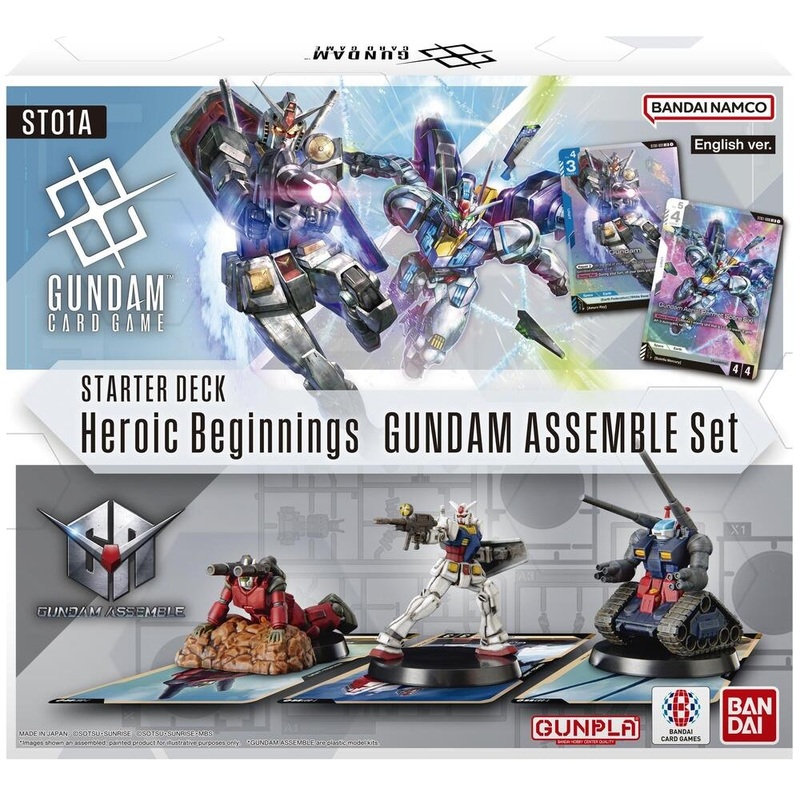 Gundam TCG Assemble Set Starter Deck 01 ST01 - Heroic Beginnings (English Version)