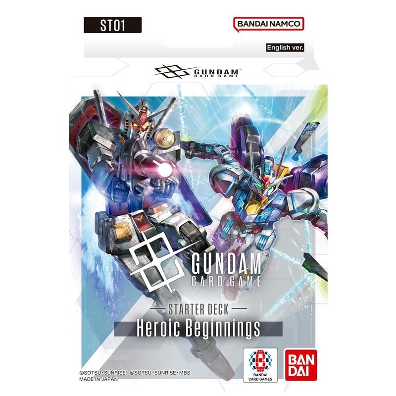 Gundam TCG Starter Deck 01 ST01  Heroic Beginnings (English Version)