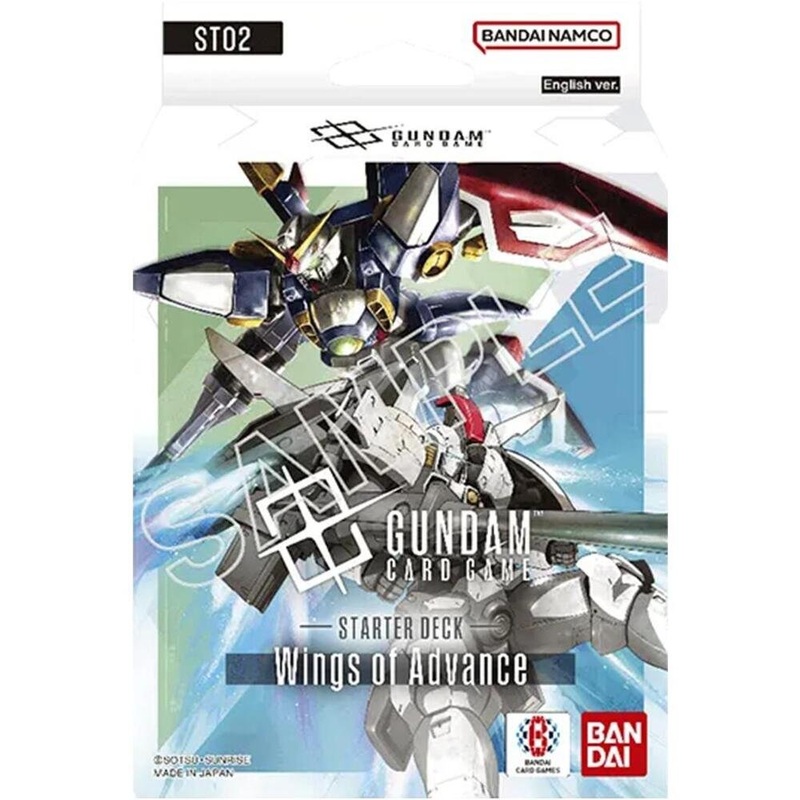 Gundam TCG Starter Deck 02 ST02  Wings of Advance (English Version)