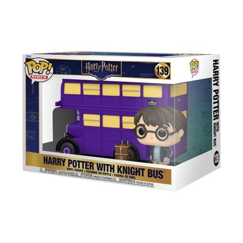 Harry Potter with Knight Bus #139 Super Deluxe Funko Pop! Rides Harry Potter - Collectible Vinyl Figure - Estimated Arrival: Sept. 2025 (PRE-SALE)