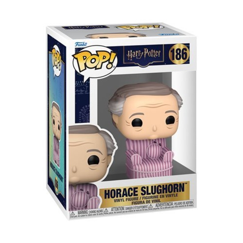 Horace Slughorn #186 Funko Pop! Harry Potter - Approx. 3 1/2" Collectible Vinyl Figure Bundled with Display Box Protector Case - Estimated Arrival: Sept. 2025 (PRE-SALE)