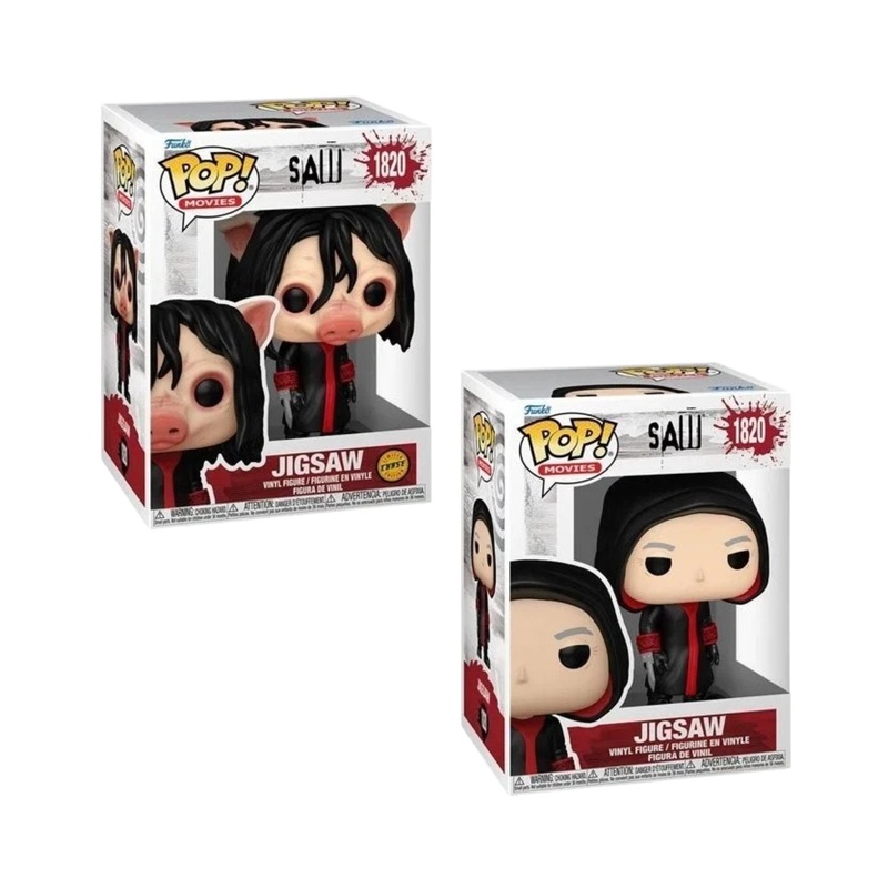 Jigsaw #1820 Funko Pop! Movies Saw - Set of 2 (Chase and Common) Collectible Vinyl Figures