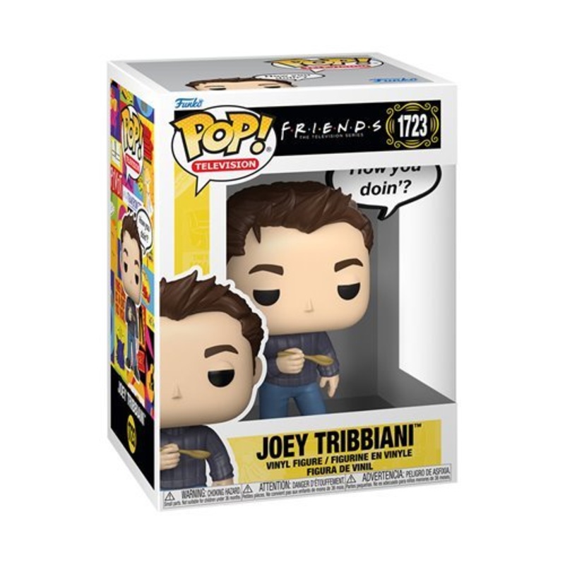 Joey Tribbiani #1723 Funko Pop! Television Friends - Approx. 4 3/4" Collectible Vinyl Figure - Estimated Arrival: Aug. 2025 (PRE-SALE)
