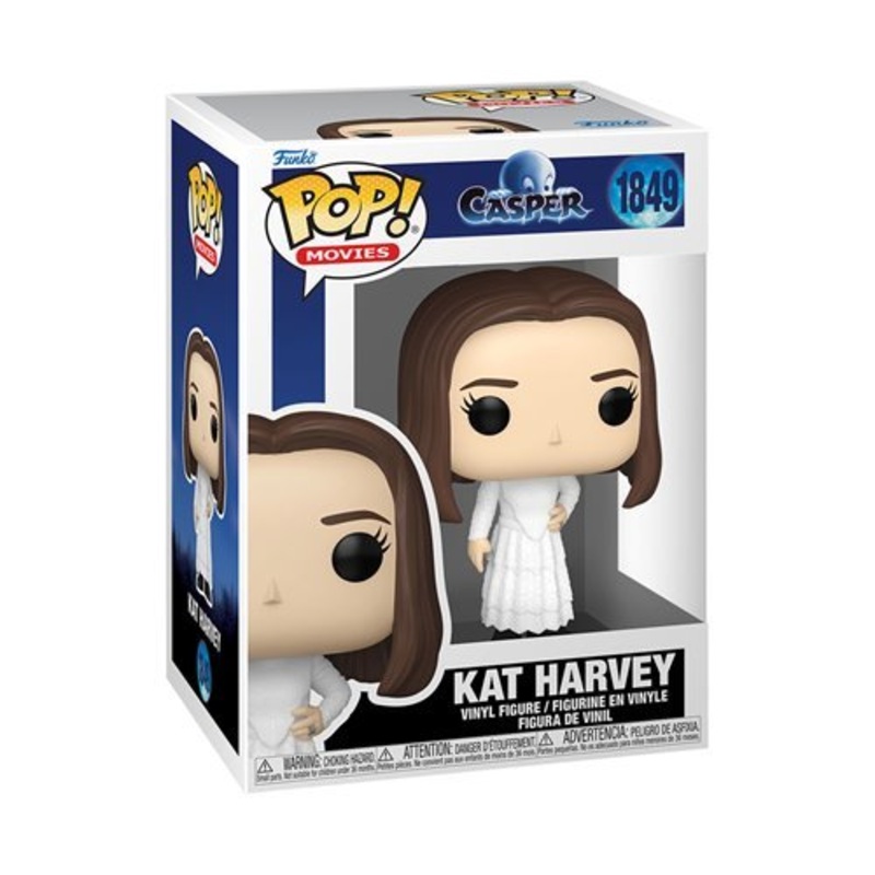 Kat Harvey #1849 Funko Pop! Casper 30th Anniversary - Approx. 3 3/4" Collectible Vinyl Figure Bundled with Display Box Protector Case - Estimated Arrival: Aug. 2025 (PRE-SALE)