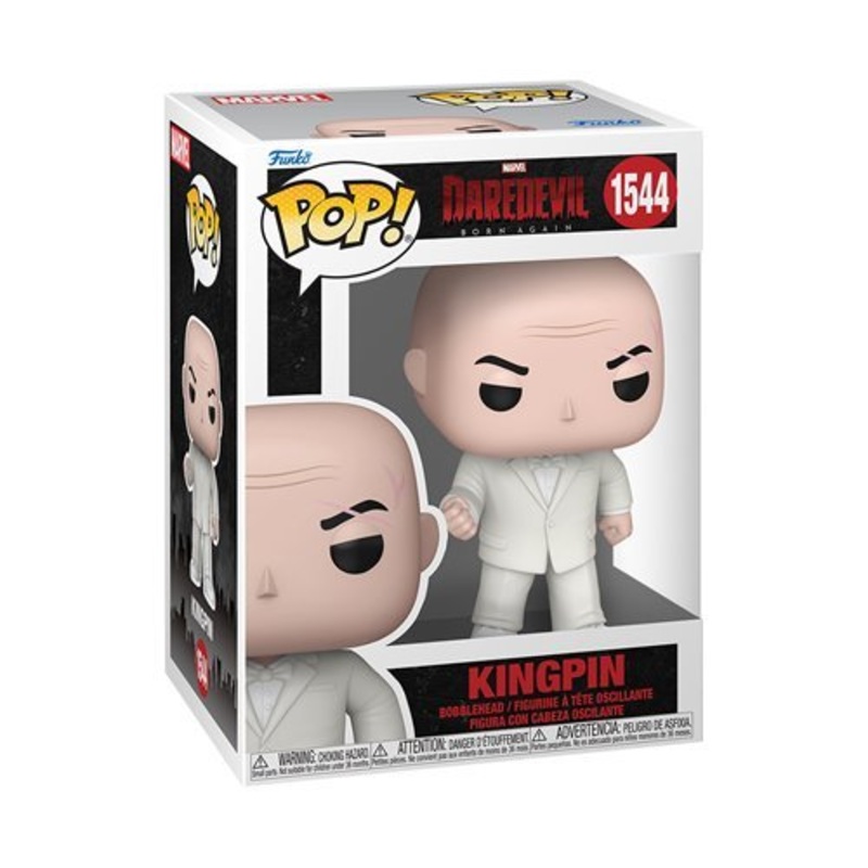 Kingpin #1544 Funko Pop! Daredevil: Born Again - Approx. 3 3/4" Collectible Vinyl Figure Bundled with Display Box Protector Case