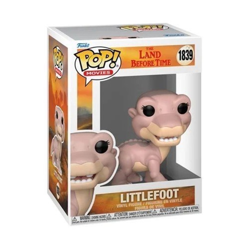 Littlefoot #1839 Funko Pop! Movies The Land Before Time - Approx. 3 1/2" Collectible Vinyl Figure Bundled with Display Box Protector Case - Estimated Arrival: Sept. 2025 (PRE-SALE)