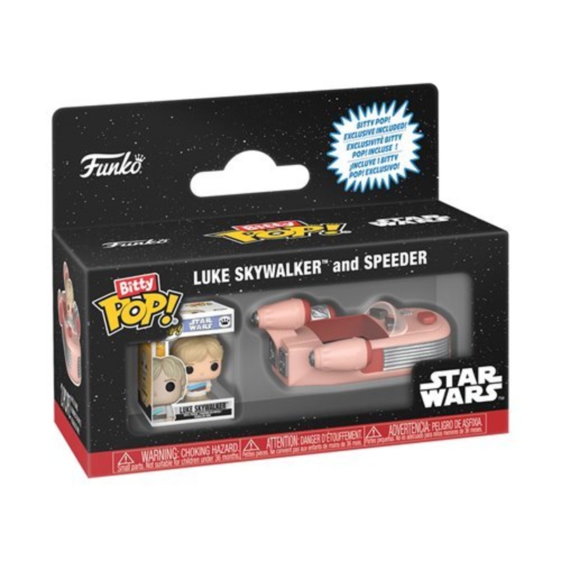 Luke Skywalker and Speeder Funko Pop! Bitty Pop Ride Star Wars Collectible Vinyl Figure
