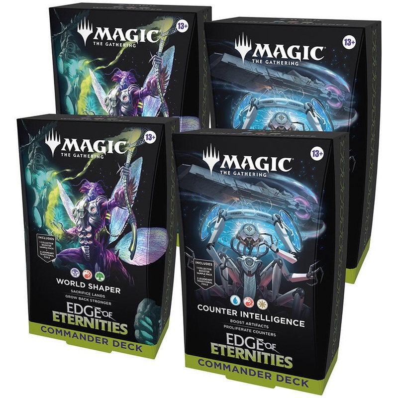 Magic: The Gathering TCG Edge of Eternities Commander Deck Set of 4