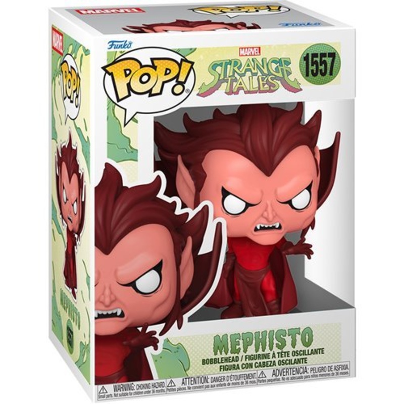 Mephisto #1557 Funko Pop! Marvel Strange Tales - Approx. 4 1/2" Collectible Vinyl Figure Bundled with Display Box Protector Case - Estimated Arrival: Sept. 2025 (PRE-SALE)