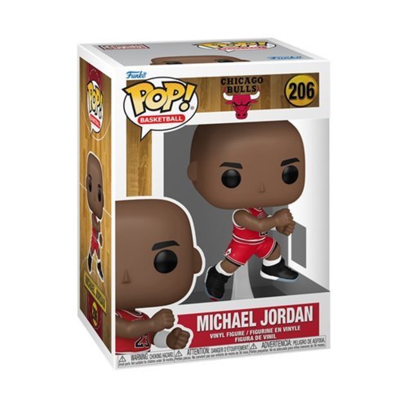 Michael Jordan 1989 Playoffs #206 Funko Pop! Baseball NBA Legends Chicago Bulls - Approx. 4 1/2" Collectible Vinyl Figure Bundled with Display Box Protector Case