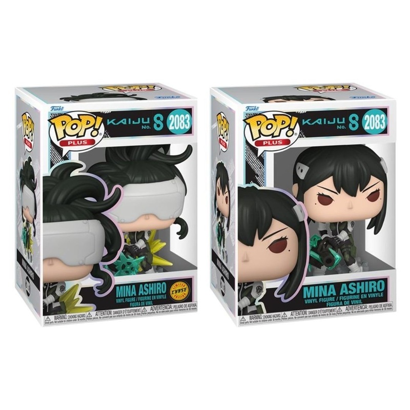 Mina Ashiro #2083 Funko Pop! Plus Kaiju No. 8 - Set of 2 (Chase and Common) Collectible Vinyl Figures - Estimated Arrival: Aug. 2025 (PRE-SALE)