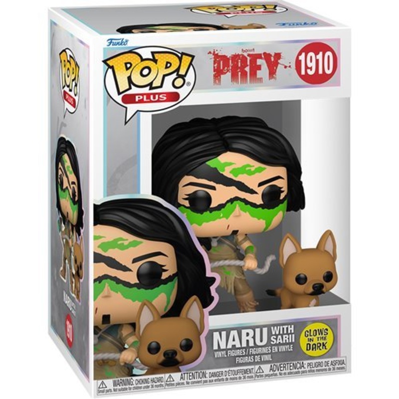 Naru with Sarii #1910 Funko Pop! Buddy Plus Prey - Approx. 3 1/2" (Naru) and 1 3/4"(Sarii)  Glows In The Dark Collectible Vinyl Figures - Estimated Arrival: Aug. 2025 (PRE-SALE)