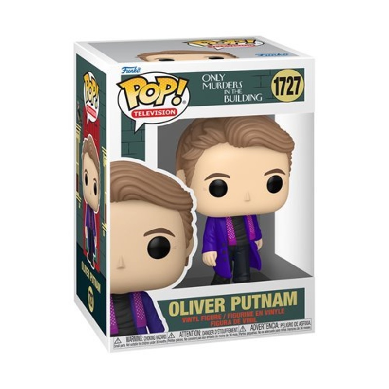 Oliver Putnam #1727 Funko Pop! Television Only Murders in the Building - Approx. 4 1/4" Collectible Vinyl Figure Bundled with Display Box Protector Case - Estimated Arrival: Aug. 2025 (PRE-SALE)