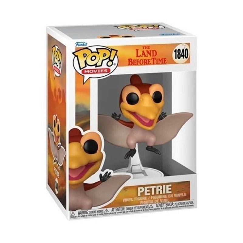 Petrie #1840 Funko Pop! Movies The Land Before Time - Approx. 3 3/4" Collectible Vinyl Figure Bundled with Display Box Protector Case - Estimated Arrival: Sept. 2025 (PRE-SALE)