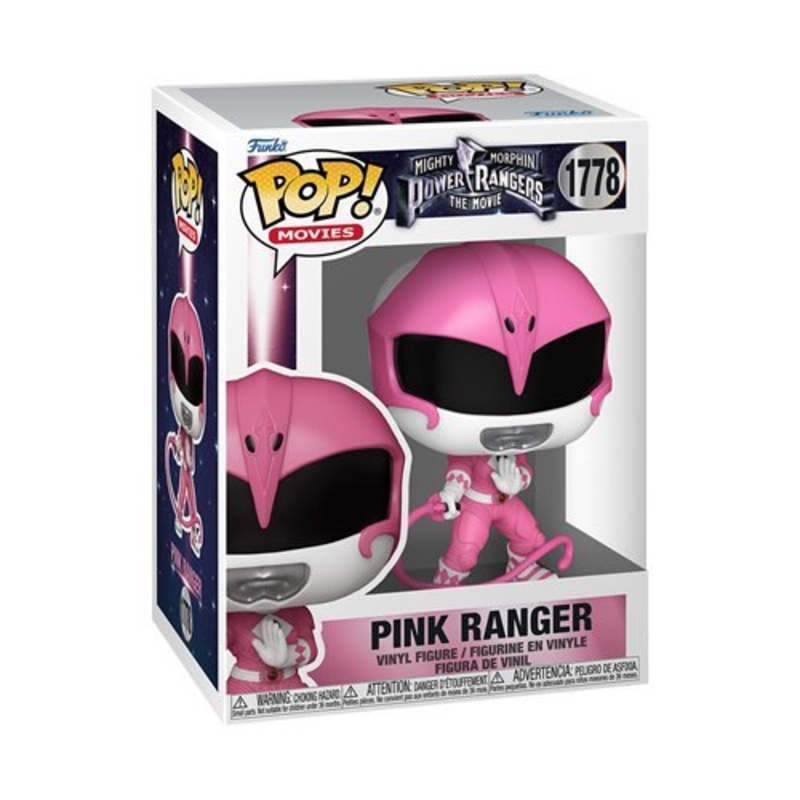 Pink Ranger #1778 Funko Pop! Movies Mighty Morphin Power Rangers: The Movie - Approx. 3 3/4" Collectible Vinyl Figure Bundled with Display Box Protector Case