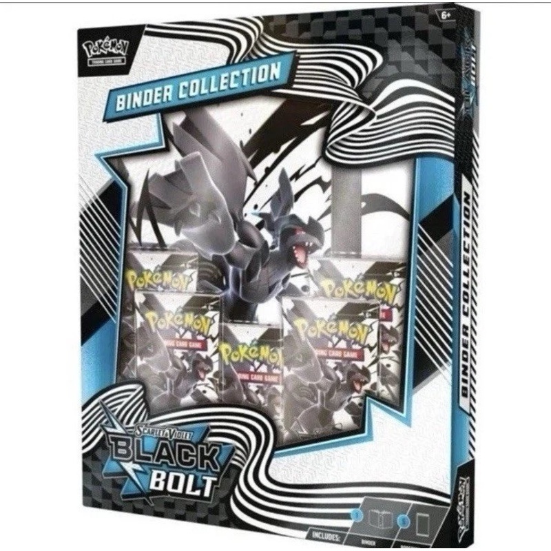 Pokmon TCG Black Bolt Binder Collection  Scarlet & Violet Series