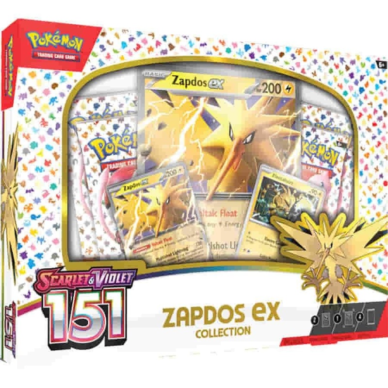 Pokmon TCG Scarlet & Violet 151 Zapdos ex Collection Set