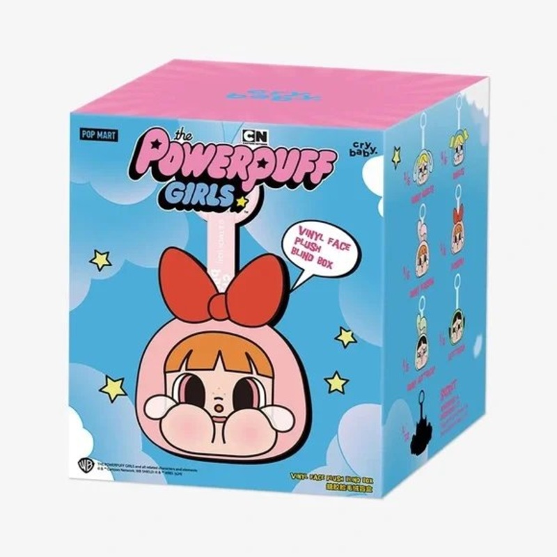 Pop Mart Cry Baby Powerpuff Girls Series  Plush Vinyl Face Single Blind Box