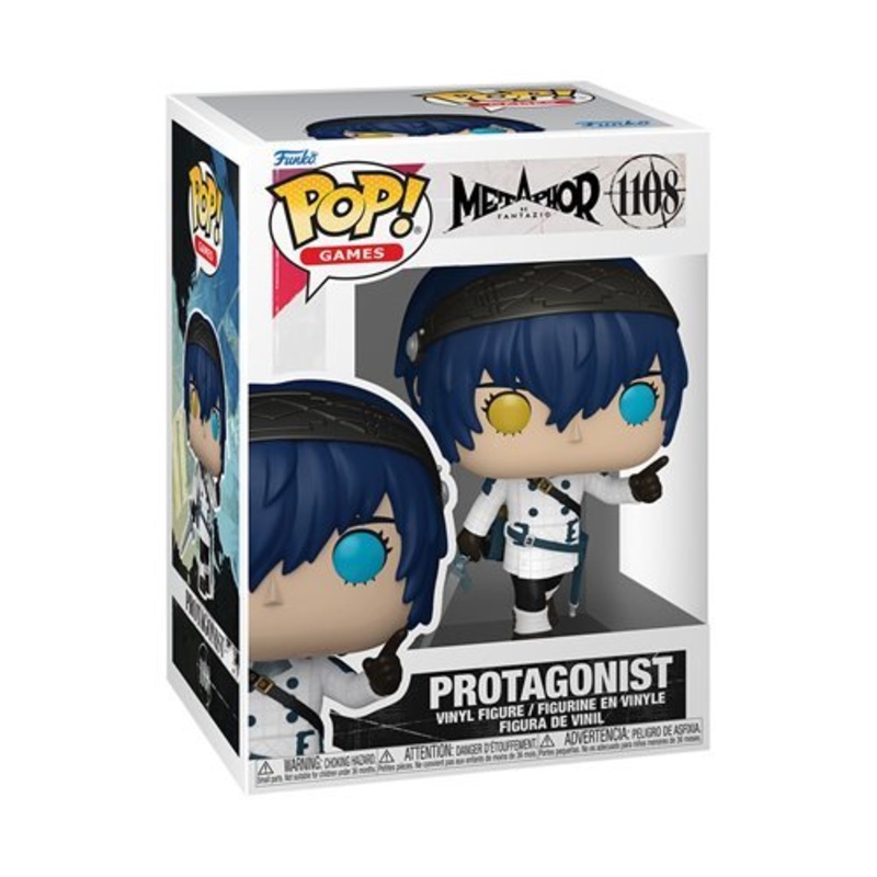 Protagonist #1108 Funko Pop! Games Metaphor: ReFantazio - Approx. 4" Collectible Vinyl Figure Bundled with Display Box Protector Case - Estimated Arrival: Sept. 2025 (PRE-SALE)