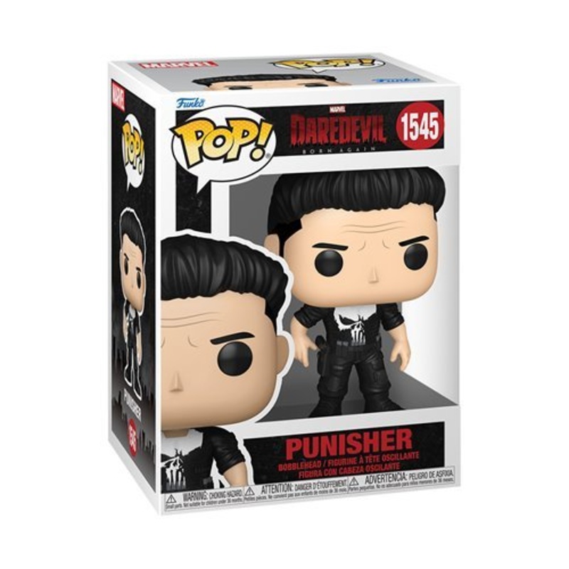 Punisher #1545 Funko Pop! Daredevil: Born Again - Approx. 4" Collectible Vinyl Figure Bundled with Display Box Protector Case