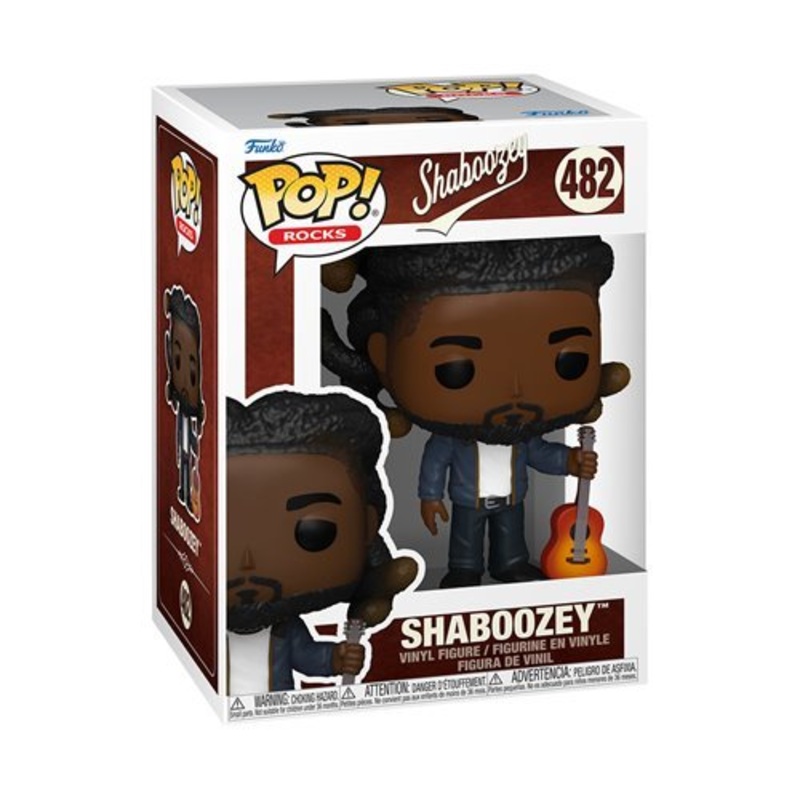 Shaboozey (Tipsy) #482 Funko Pop! Rocks Shaboozey - Approx. 4" Collectible Vinyl Figure Bundled with Display Box Protector Case - Estimated Arrival: Sept. 2025 (PRE-SALE)