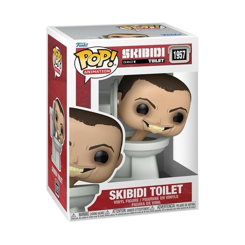 Skibidi Toilet #1957 Funko Pop! Animation - Approx. 3 3/4" Collectible Vinyl Figure Bundled with Display Box Protector Case