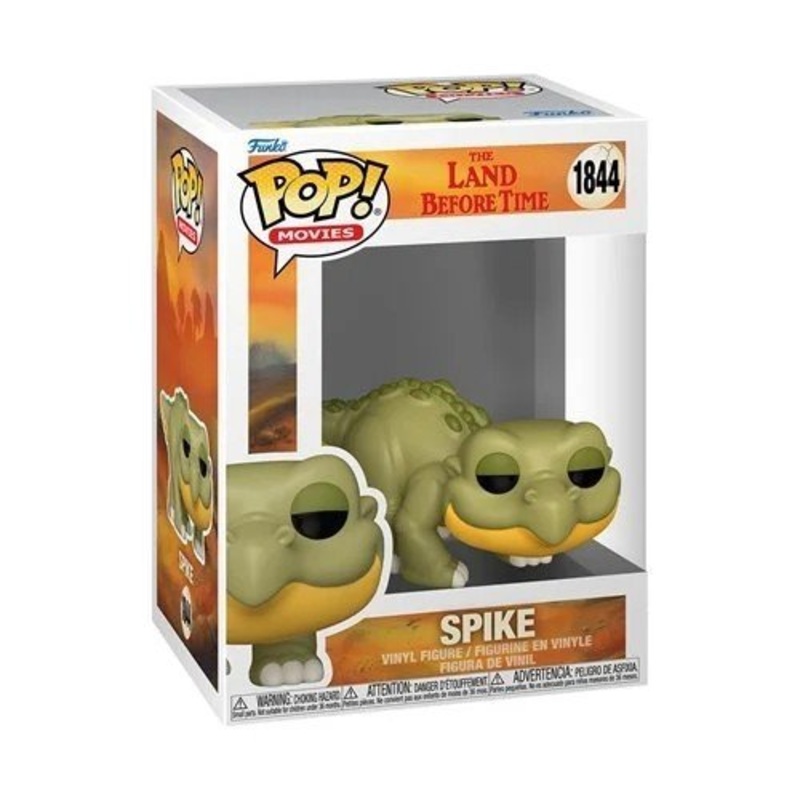 Spike #1844 Funko Pop! Movies The Land Before Time - Approx. 2" Collectible Vinyl Figure Bundled with Display Box Protector Case - Estimated Arrival: Sept. 2025 (PRE-SALE)
