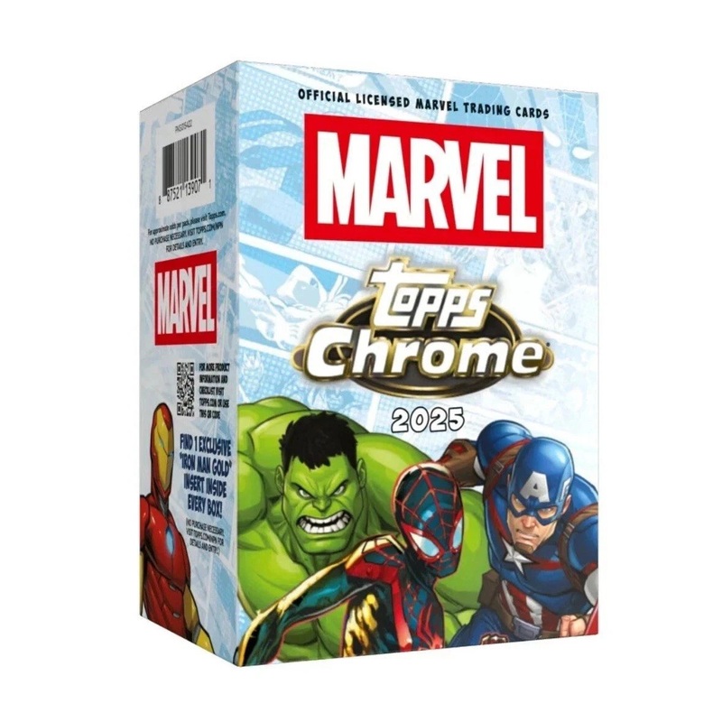 Topps Chrome Marvel 2025 Trading Card Blaster Box