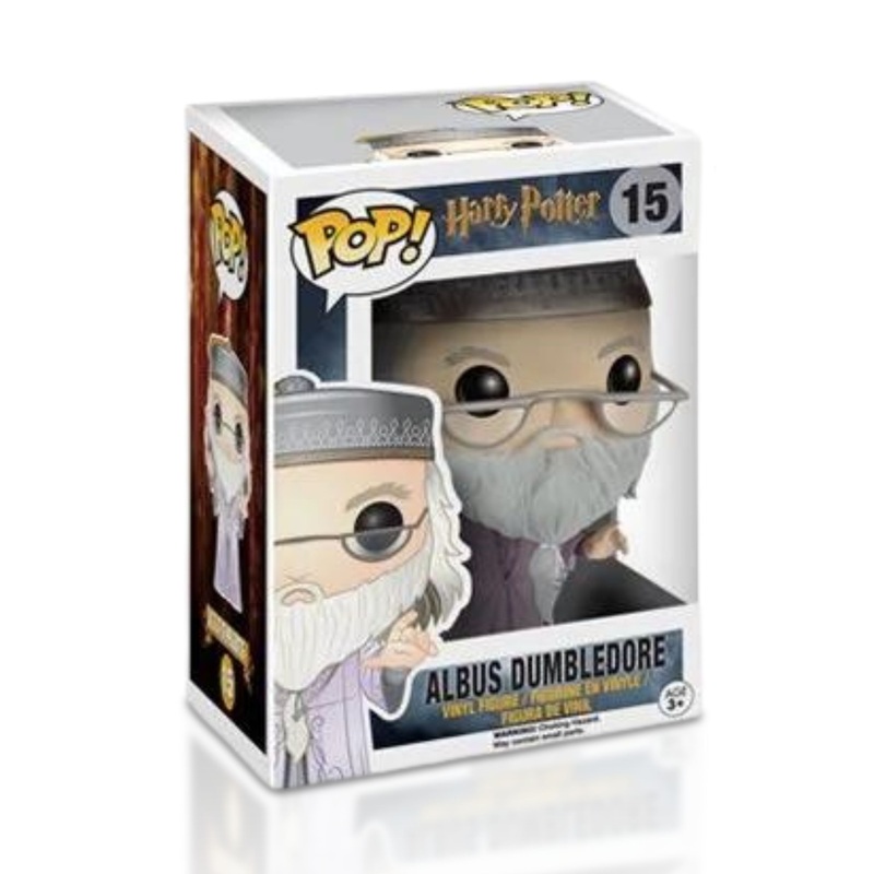 Albus Dumbledore in Purple with Wand Funko Pop! Harry Potter - Approx. 3 3/4 " Collectible  Vinyl Figure #15 with Display Box Protector Case